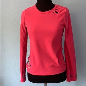 REI girls pink sweater